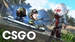 СТРАШНЫЙ БОЛОТНЫЙ МАНЬЯК ЗАГНАЛ ЖЕРТВ В ЛОВУШКУ ► CS:GO (Мини игры,Угар,Маньяк)