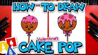 How To Draw A Valentine's Cake Pop