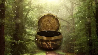 Rain noise and Tibetan bowls | Healing music for deep relaxation and meditation