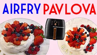 Mixed berries Pavlova Recipe - Airfried in Philips Smart Sensing Air Fryer XXL Digital HD9861