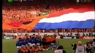 EURO 2000 Italy vs Netherlands National Anthem