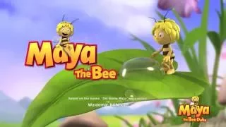 English: Here Comes Maya the Bee