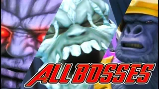 Justice League Heroes All Bosses | Boss Fights  (PSP, PS2, XBOX)