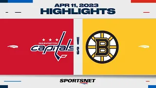 NHL Highlights | Capitals vs. Bruins - April 11, 2023