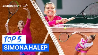 Roland Garros  | Top 5 Simona Halep | Eurosport Tennis