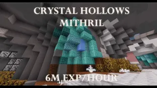 How to make 6 MILLION Mining Experience Per Hour! (Hypixel Skyblock)
