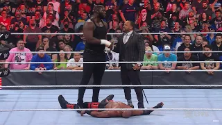 Monday night RAW: MVP helps Omos launch a sneak attack on Bobby Lashley