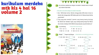 Matematika kelas 4 volume 2 halaman 16 kurikulum merdeka