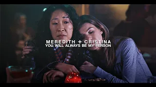 meredith and cristina | you will always be my person