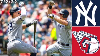 New York Yankees Highlights: vs Cleveland Guardians | 7/2/22 (Game 2)