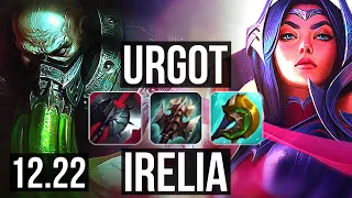 URGOT vs IRELIA (TOP) | 8/1/5, Legendary, 400+ games | KR Master | 12.22