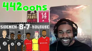 SIDEMEN CHARITY MATCH: The Cartoon! (Goals Highlights 8-7 Speed Miniminter Cal The Dragon) Reaction