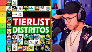 TIERLIST de MEJORES UNIVERSIDADES Y DISTRITOS DE LIMA y CALLAO