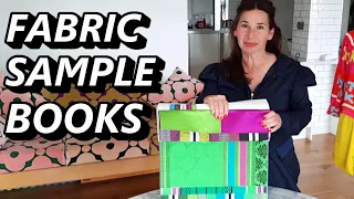 Fabric Sample Book Challenge & How to Dismantle and Remove Paper from Fabric