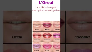 L'Oreal Paris Makeup Colour Riche Plump and Shine Lipstick, for Glossy, Radiant#shorts #short