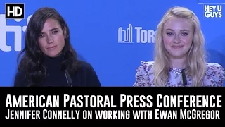 Jennifer Connelly on working with Ewan McGregor- American Pastoral Press Conference (TIFF16)