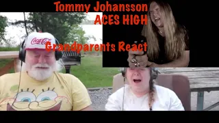 Tommy Johansson - ACES HIGH (Iron Maiden) -Grandparents from Tennessee (USA) reaction -first time