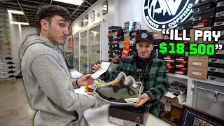 Trying To Sell $26,000 Unreleased Sneakers To Sneaker Stores...