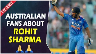 EXCLUSIVE I Australian fan reaction to Rohit Sharma | The Hitman | Must watch video