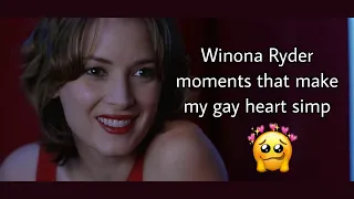 Winona Ryder moments that make my gay heart simp