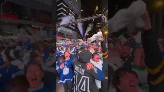 Toronto ERUPTED after Tavares’ game winner 🙌 (via MapleLeafs/TW)