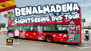 Benalmadena - OPEN TOP BUS - Sightseeing Tour - 4K