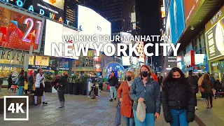 [Full Version] NEW YORK CITY - Walking Tour Manhattan, Madison Ave, Times Square, 5th Ave, 42nd St.