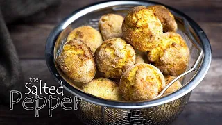 Air Fryer Hush Puppies in the Ninja Foodi