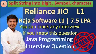 CDAC  Reliance Jio L1 | Raja Software L2 Interview Java , Spring Boot, Coding Question Answers