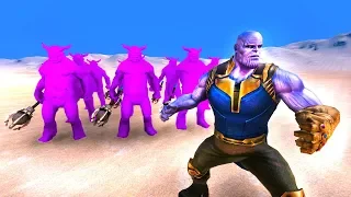 THANOS VS 10.000 JELİBON 😱 - Süper Kahramanlar