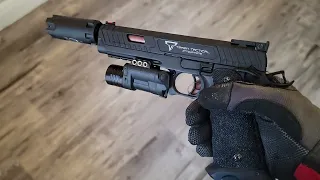 TTI Combat Master airsoft pistol by Jag Precision with upgrades. #airsoft #airsoftgun #fun #review #