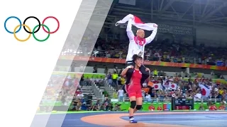 Tosaka celebrates gold medal moment