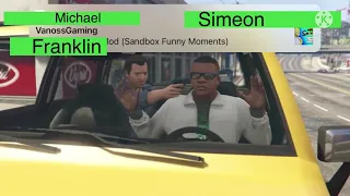 Michael vs. Simeon With healthbars|Grand Theft Auto V