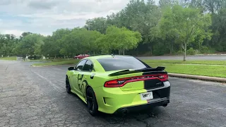 Green And Black Charger HellCat