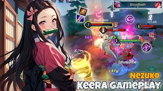 Keera Jungle Pro Gameplay | Nezuko Kamado Skin | Arena of Valor Liên Quân mobile CoT