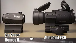Aimpoint PRO vs Sig Romeo 5 (“Budget” Red Dots)