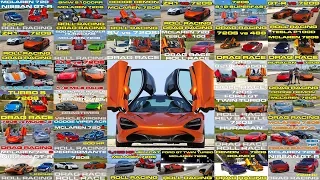 McLaren 720S vs the World 1 Year Anniversary - 30 Races in 1 Video - Win a Dragy!