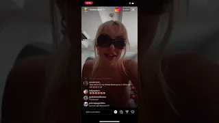 Tana mongeau bouncing her tits on ig live