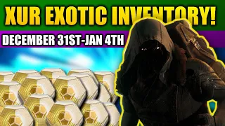 Destiny 2 -  Warlocks Go To Xur NOW! Xur Exotic Inventory, & Legendary Loot. (Dec31st-Jan4th)
