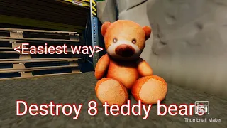 Destroy 8 Teddy Bears in successful missions (often found in Suburban zones)