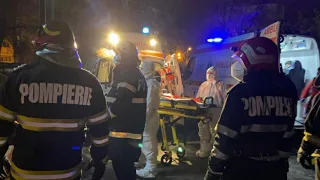 Incendiu la spitalul suport COVID Movila ,2 morti ,1 ars ,16 evacuati