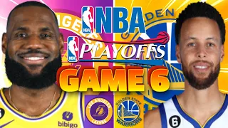 Golden State Warriors at Los Angeles Lakers  Game 6 NBA Playoffs Live PLay by Play Scoreboard