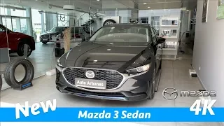 Mazda 3 Sedan 2019 первый быстрый обзор в 4K