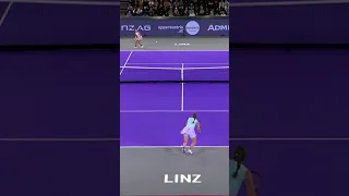 Satisfying Drop shot 🎾by Jodie Burrage #tennis #shorts