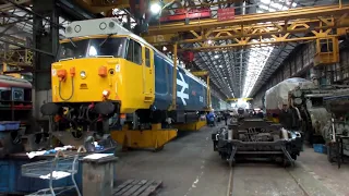 50021 - Lift - Eastleigh Works  - 5th January 2024