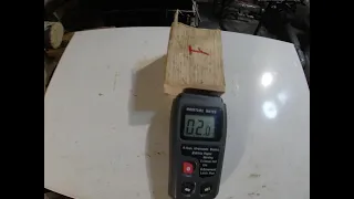 тест влагомера для древесины