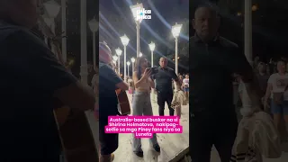 Australia-based busker na si Shirina Holmatova, nakipag-selfie sa mga Pinoy fans niya sa Luneta