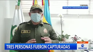 Tiroteo entre policías y ladrones en Funza, Cundinamarca