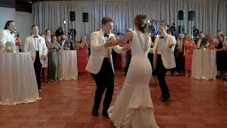 First Dance with Dad Interrupted By Bride's Two Younger Brothers