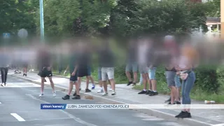 LUBIN. ZAMIESZKI POD KOMENDĄ POLICJI 2/3